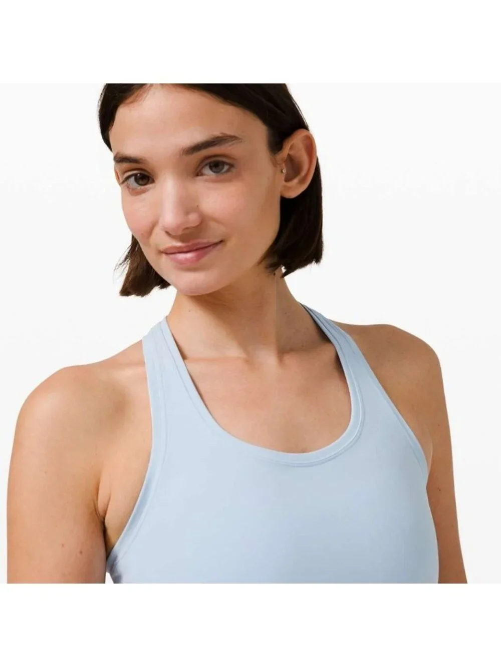 Lululemon Cool Racerback Shorter Length *Nulu Blue Linen